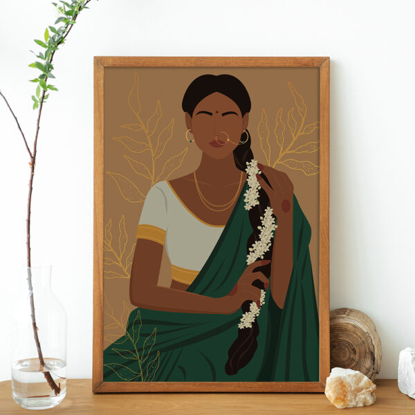 Indian Women Illustration painting