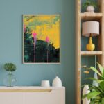 Lotus Modern abstract painting