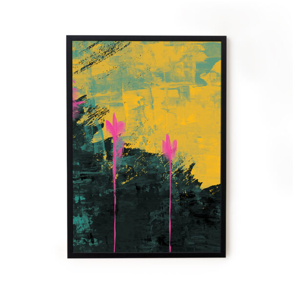 Lotus Modern abstract painting