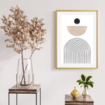 Geometric Minimalistic Boho Modern Art painting online