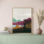 Buy affordable modern wall art landscape painting online