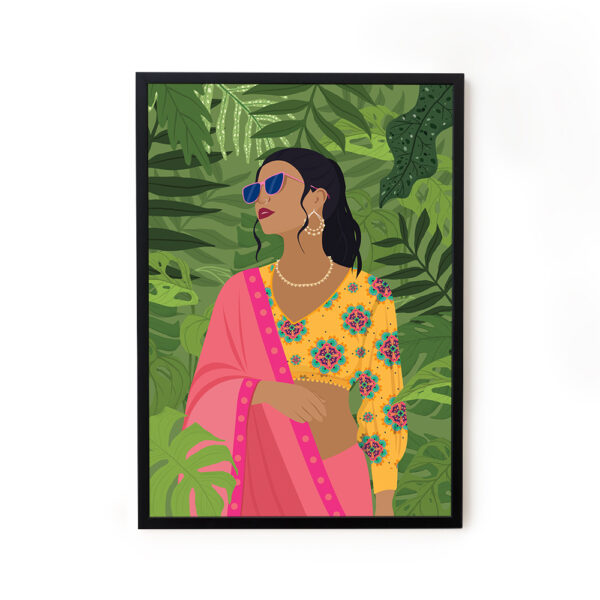 Buy indian women illustration painting online