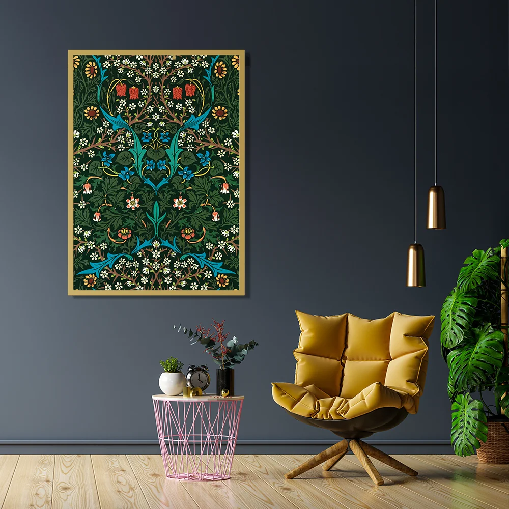 Buy william morris framed home decor wall art painting