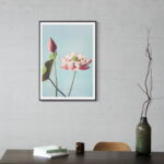 Framed wall art painting home decor