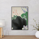 Japanese framed wall art painting home decor