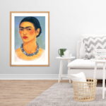 Framed wall art painting home decor