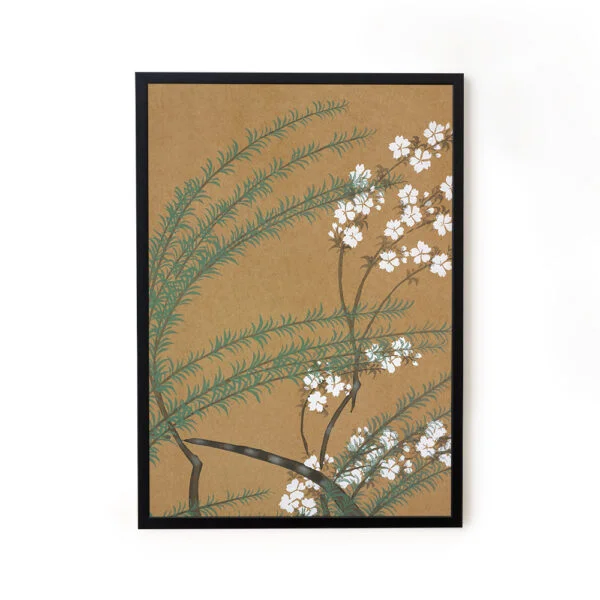 Japanese framed wall art painting home decor