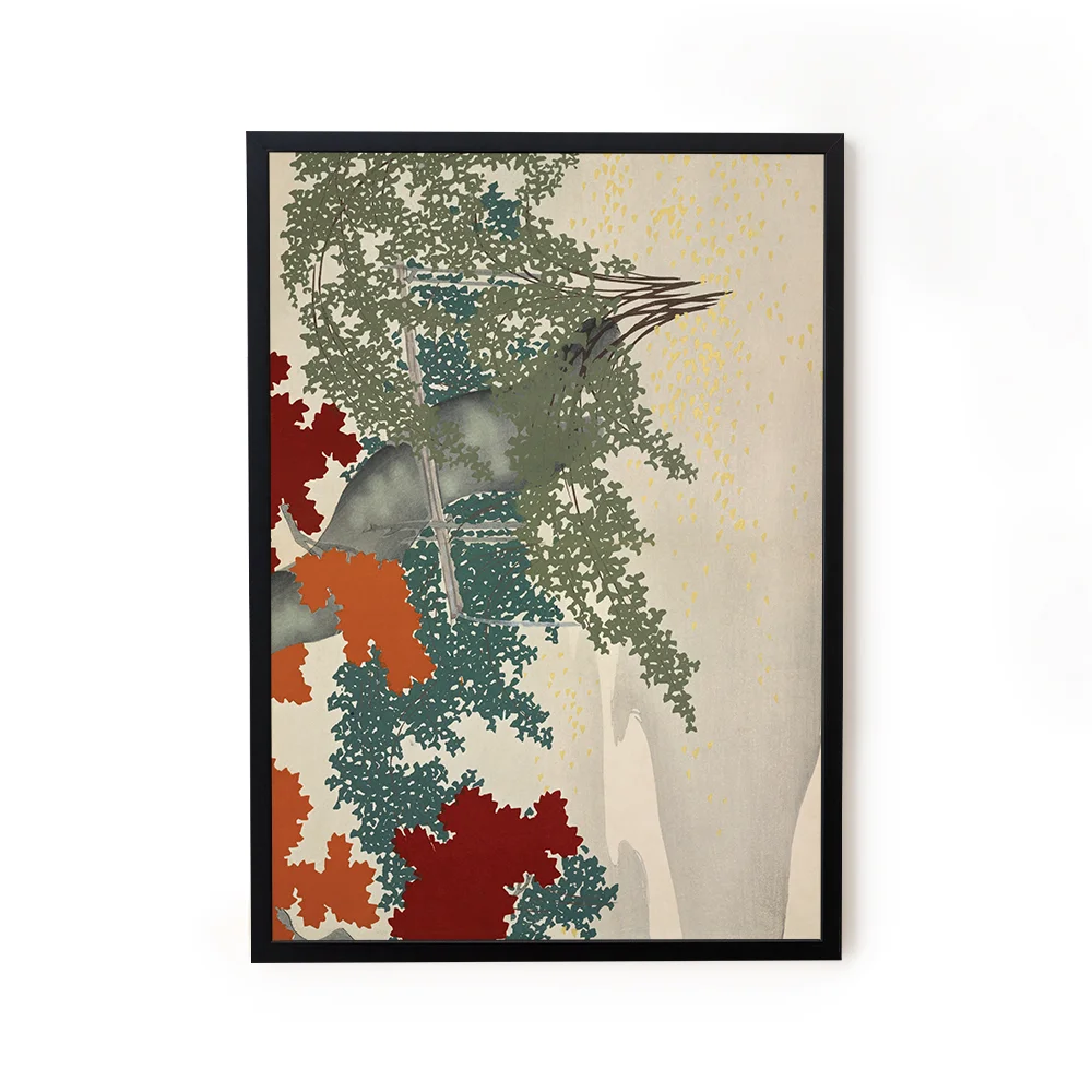 Japanese framed wall art painting home decor