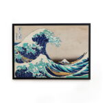 Framed wall art painting home decor