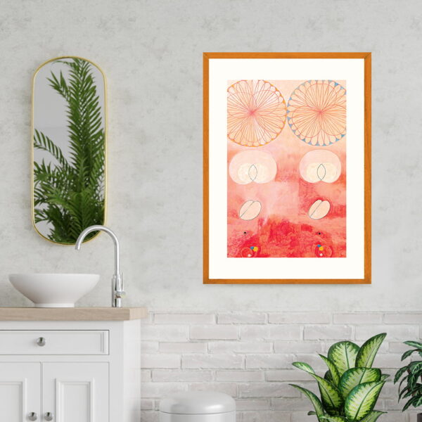 Framed wall art painting home decor