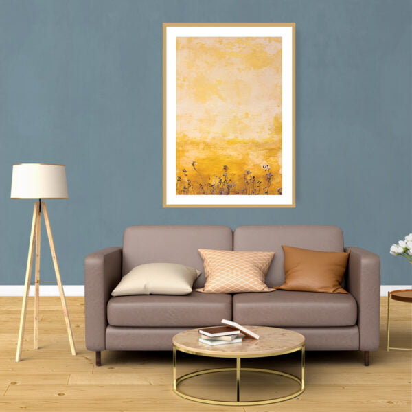 Framed wall art painting home decor