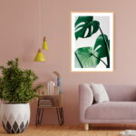 Framed wall art painting home decor