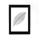 Framed line art abstract painting for home decor