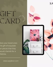 Gift card by Saaj to buy online paintings online