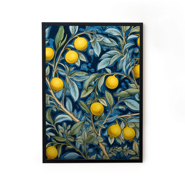 Blue Lemontree Botanical Wall Art Decor Painting For Living Room