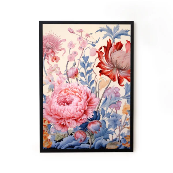 Aesthetic Floral Botanical Wall Art Decor Painting For Living Room