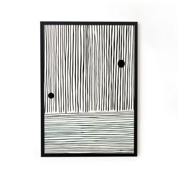 Abstract Pulse Wall Art Decor Painting