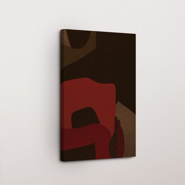 Earthy Tones Geometric Abstract Art for  Home Decor