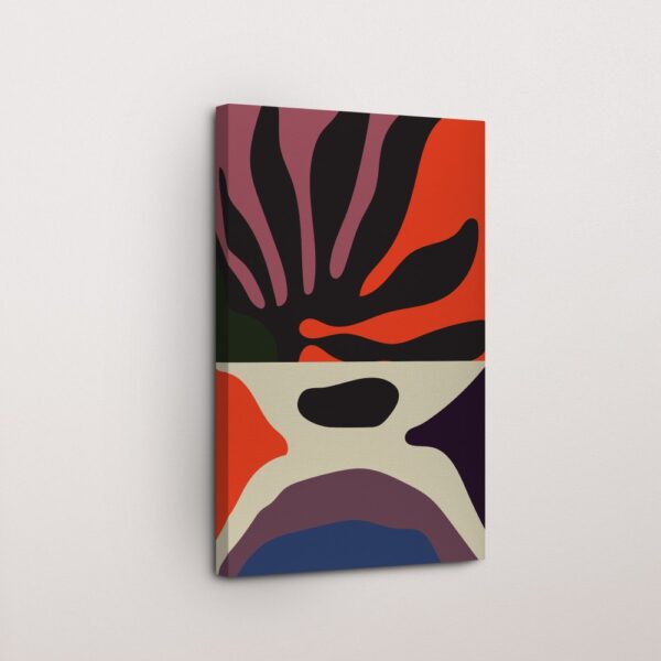 Vibrant Botanical Abstract Art for Home Decor