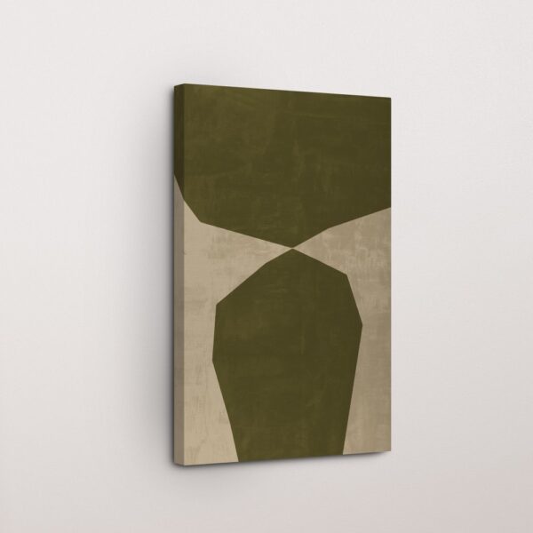 Golden Horizon Abstract Landscape Canvas Art