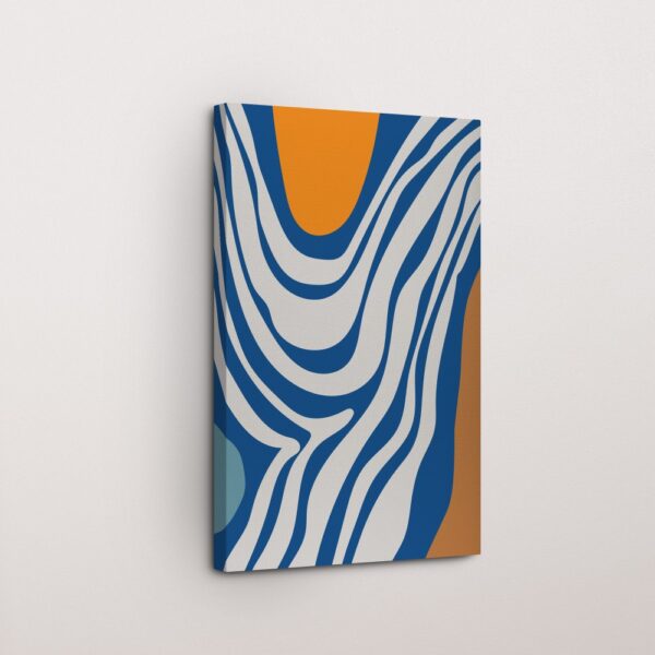 Urban Rhythm Line Art Canvas Painting for Wall Decor