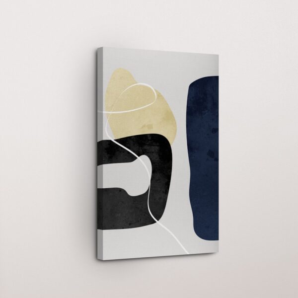 Sapphire Mist Abstract Art for Wall Decor