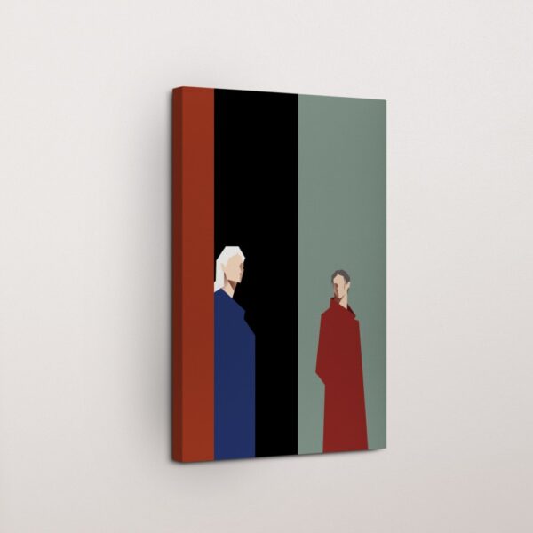 Soft Whispers Abstract Canvas Art for Living Room