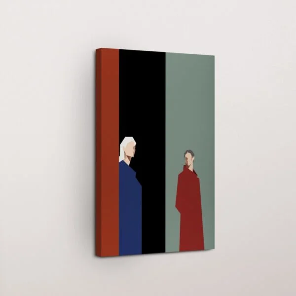 Soft Whispers Abstract Canvas Art for Living Room