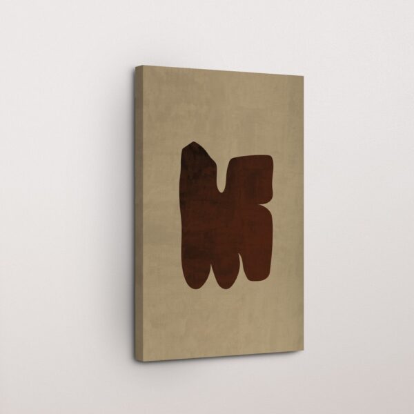 Creamy Bloom Abstract Canvas Wall Art