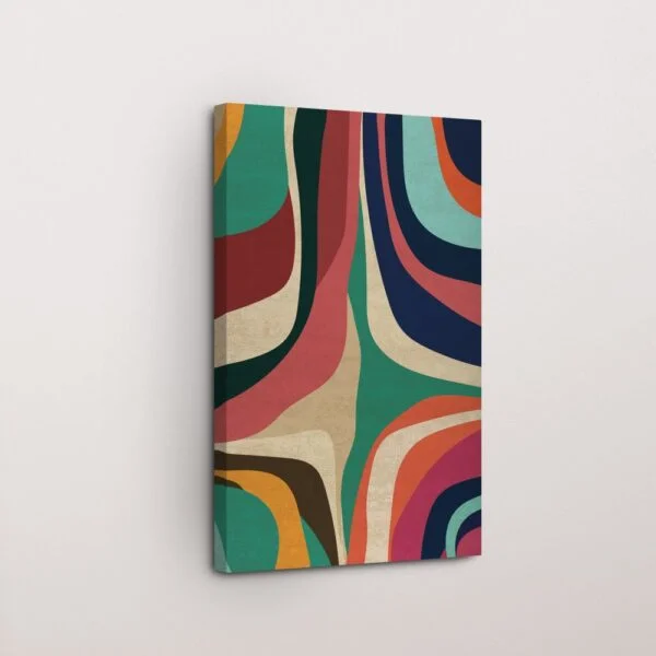 Clay Lines Organic Wall Art Painting