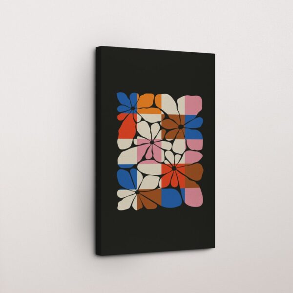 Color Cascade Multitone Abstract Canvas Wall Art