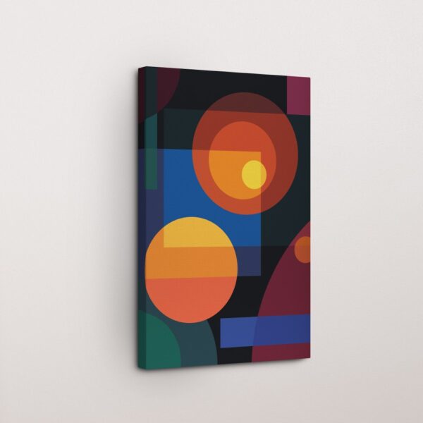Kaleidoscope Echo Abstract Canvas Art