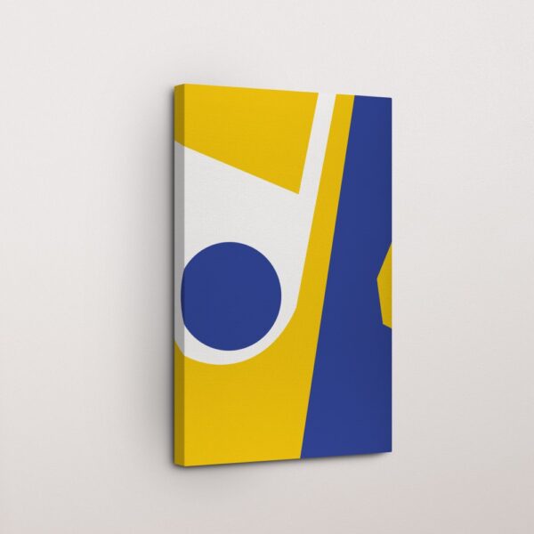 Dynamic Blocks Abstract Wall Painting