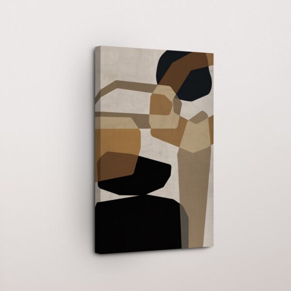 Dynamic Blocks Abstract Wall Painting