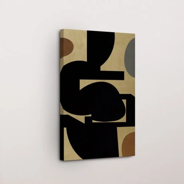 Textile Echo Abstract Wall Poster