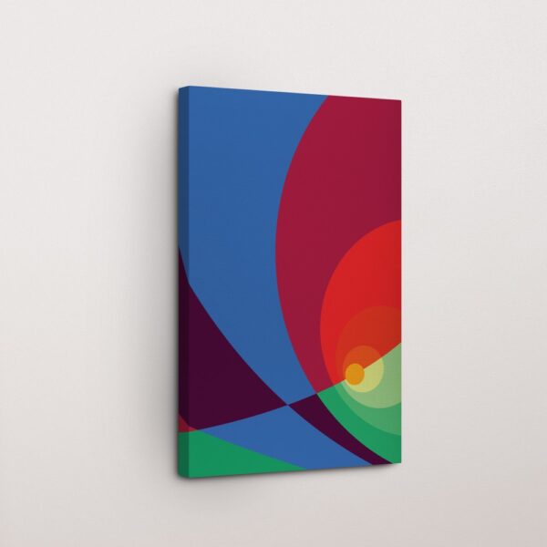 Crisscross Rhythms Abstract Art Painting