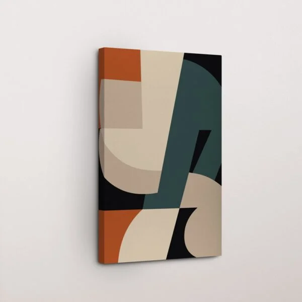 Echo Layers Abstract Wall Canvas