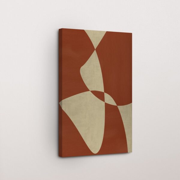 Olive Harmony Minimalist Canvas Painting for Bedroom