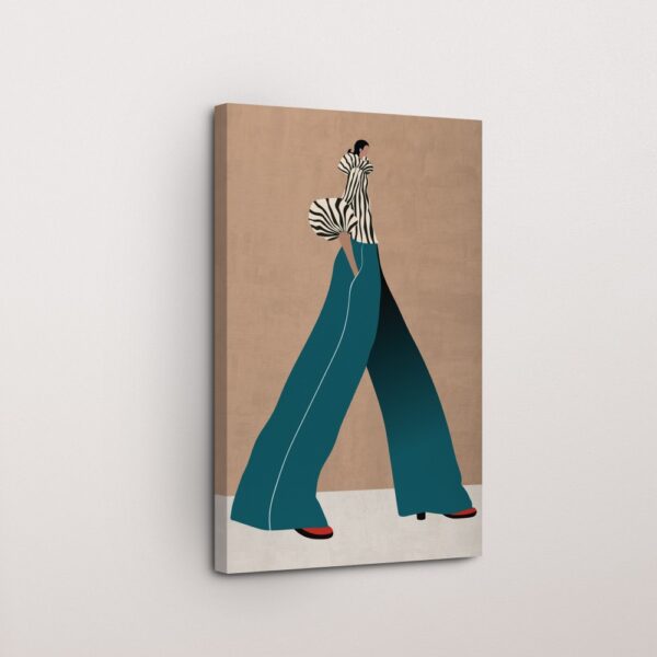 Chic Muse Minimal Woman Canvas Wall Art